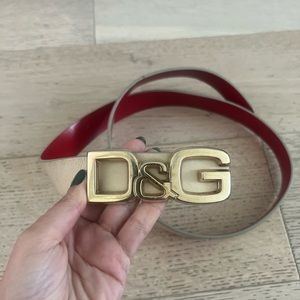 D&G leather belt